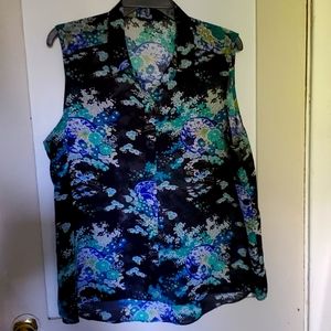 3/$30 George Sheer Sleeveless Top